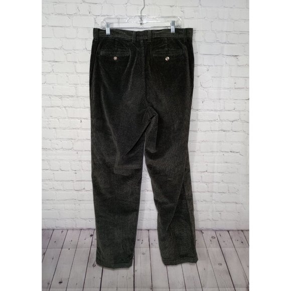 Straight Down Clothing Co Brown Corduroy Pants Men's Size 36x35 Made in USA - Picture 2 of 6